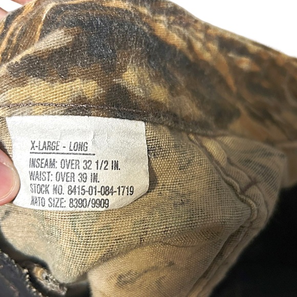 Whitewater Camo Pants Lot XL Long Combat Trousers Men’s Hunting Outdoor Apparel - Picture 12 of 16